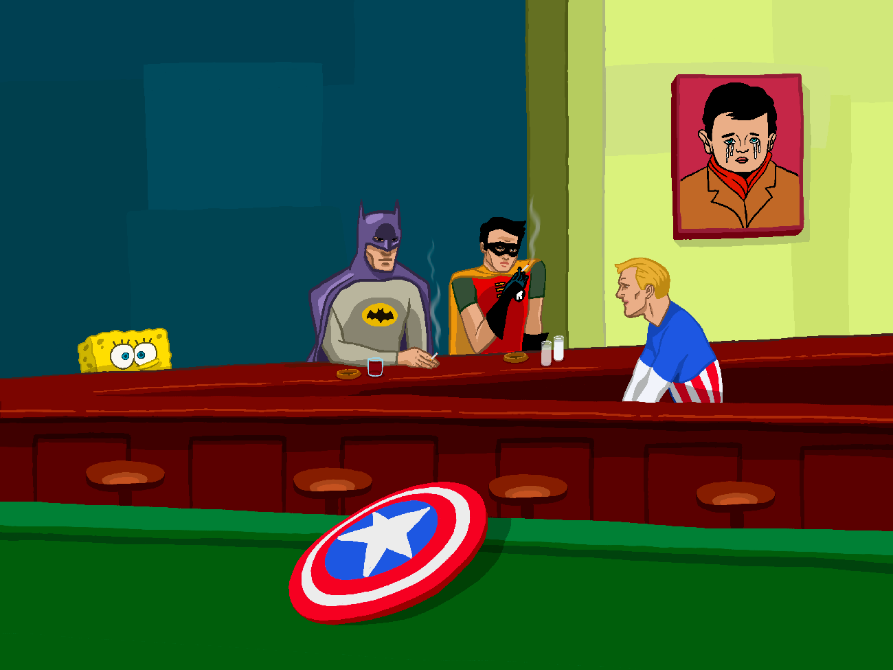 Nighthawks - 120 x 90 cm / Fine art print ( 2021 )