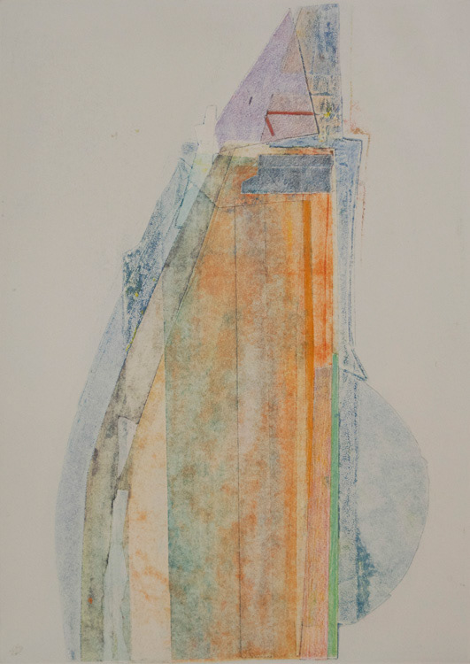 K, Moltrasio (II), 1982 Monotype, 17 x 12 inches
