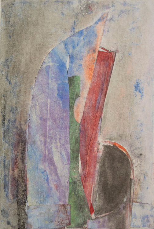 Compelling Intentions (2 of 4), 1989 Monotype on white paper, 17 12 x 11 34 inches
