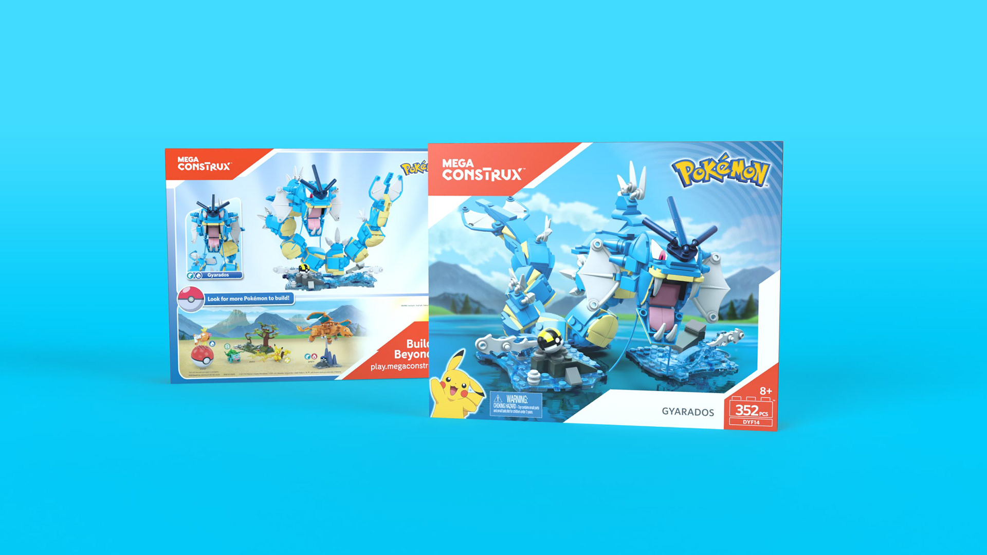 Mega Construx Pokémon Gyarados by Mattel