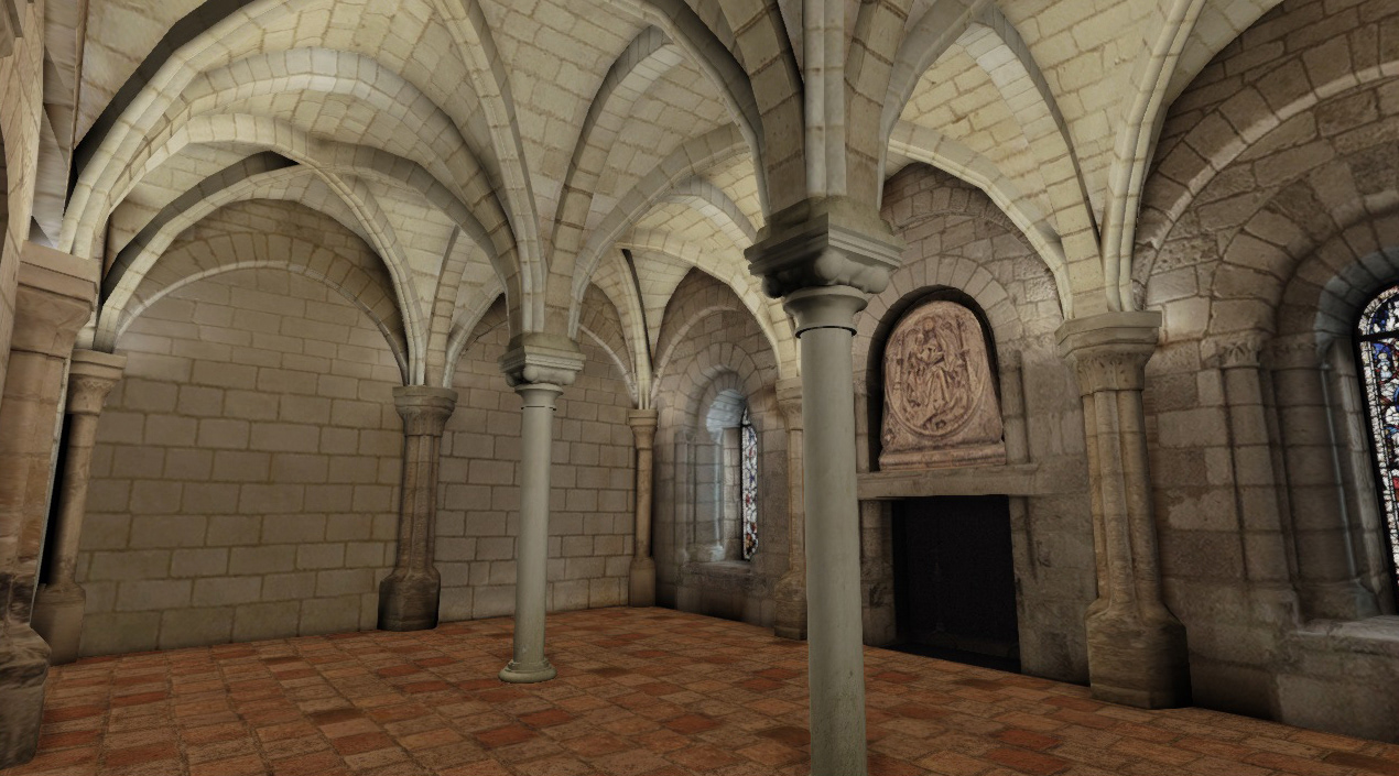 modeled and textured WAM chapter house
