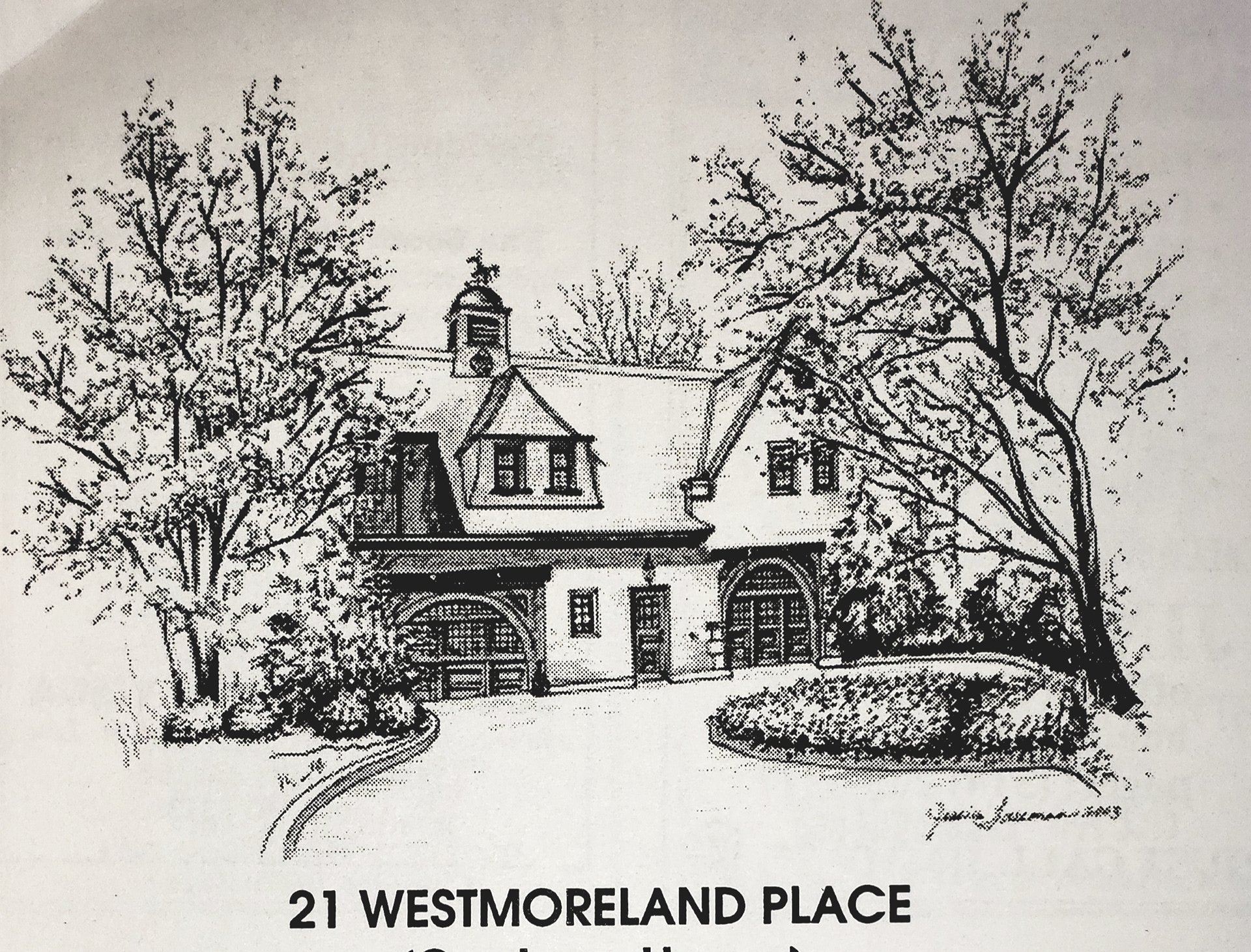 Pen and Ink - West Moreland Place St. Louis, MO