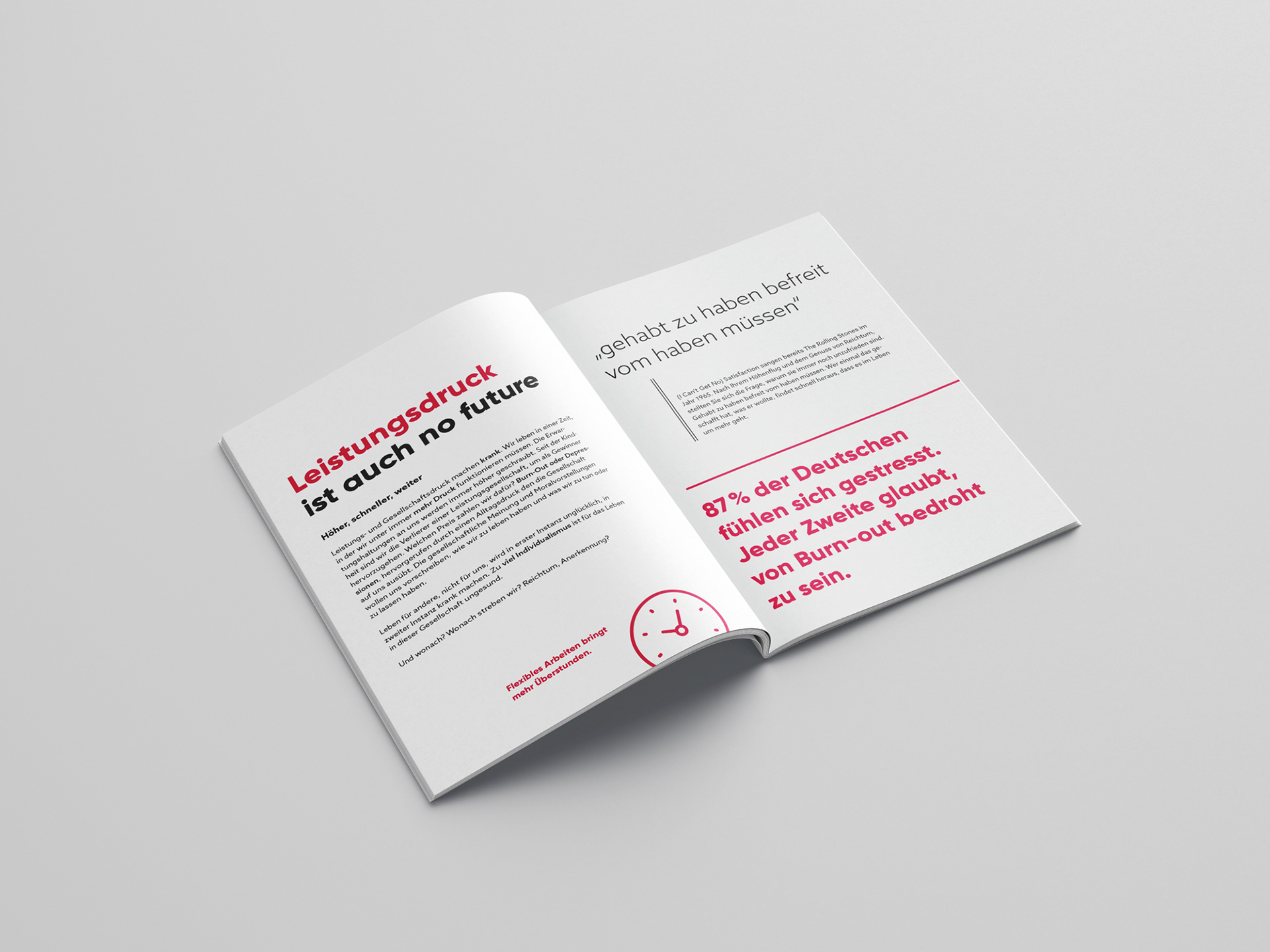 Editorial Design Broschüre A5