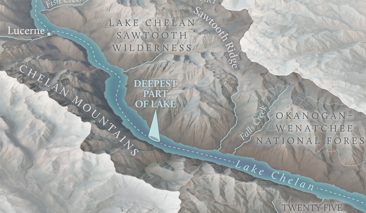 Another creative interpretation of the Lake Chelan area.