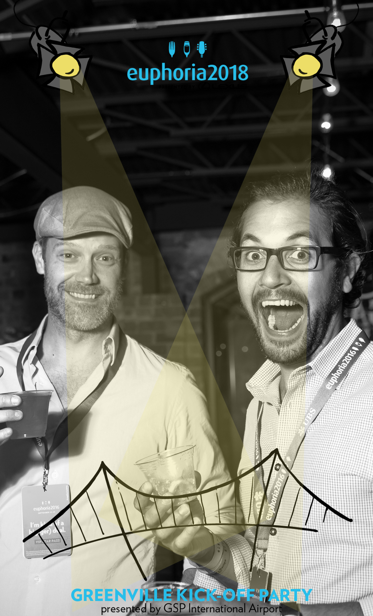 Snapchat Filter (Greenville Kick-Off Party, euphoria 2018 event) MockUp