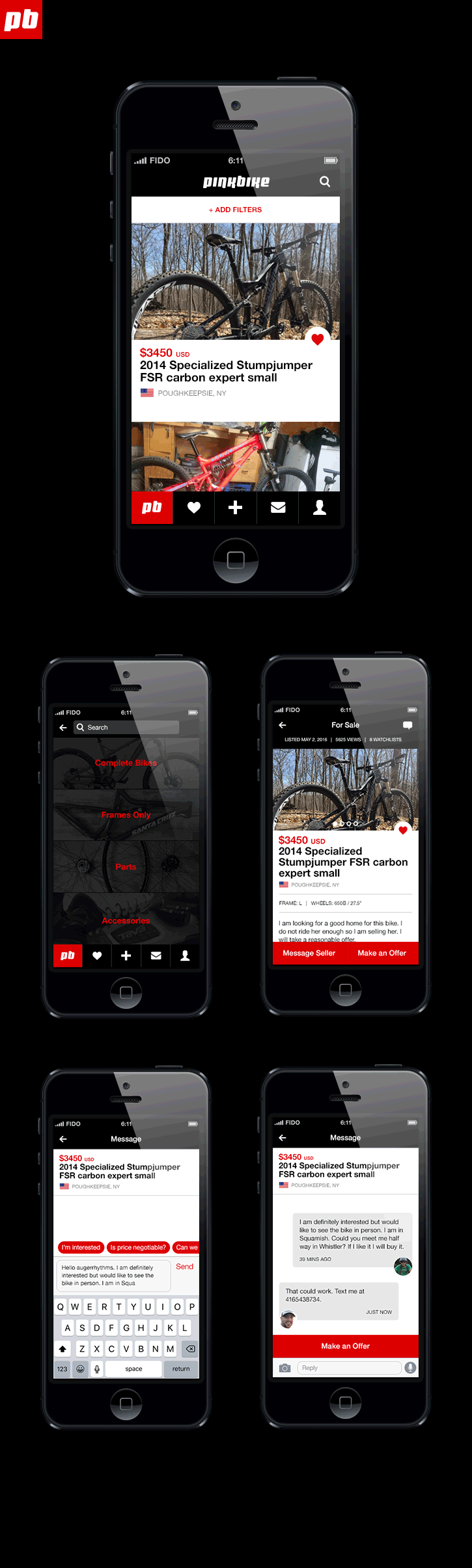 Pinkbike app store