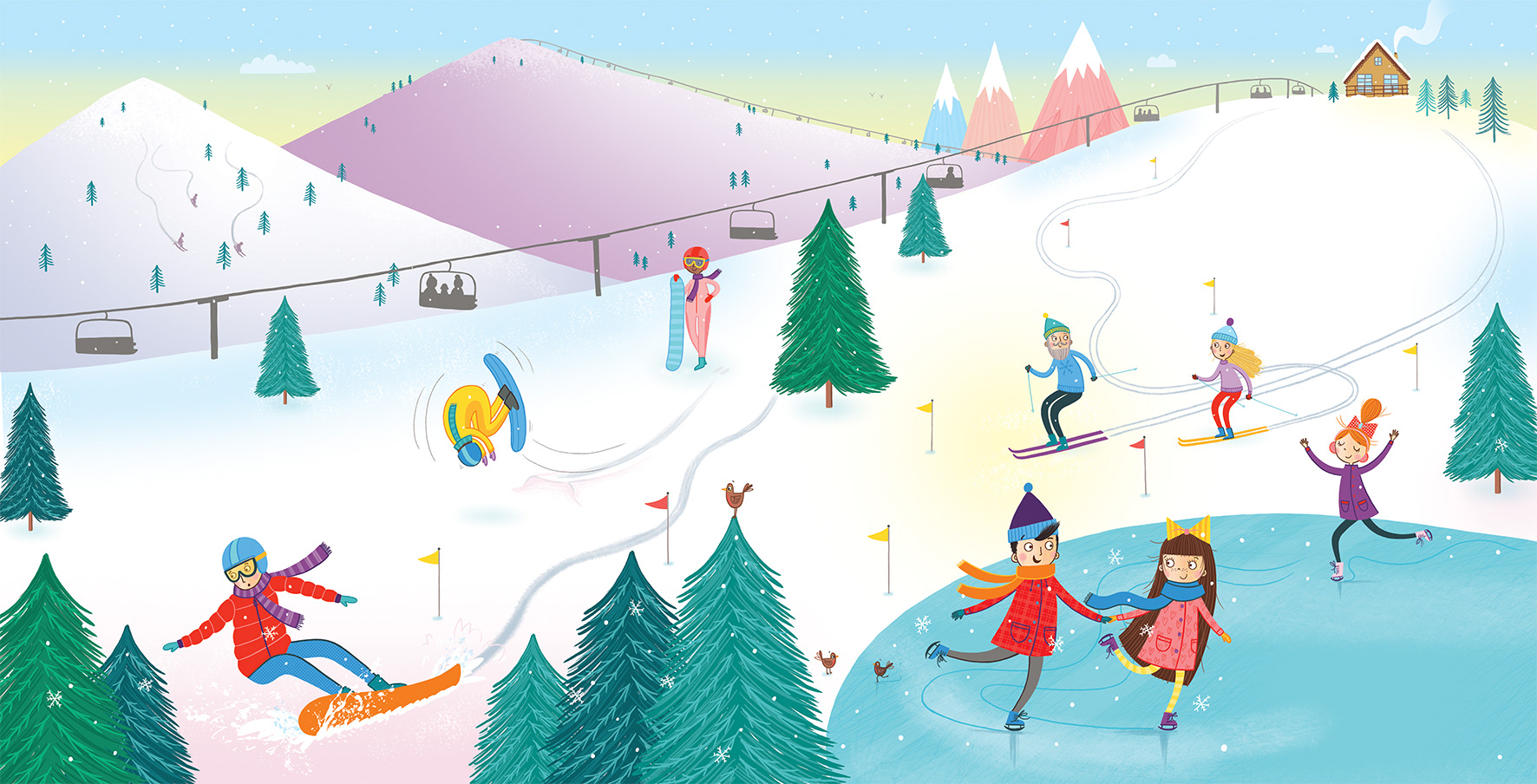Katy Halford Illustration Around the World in 80 Ways