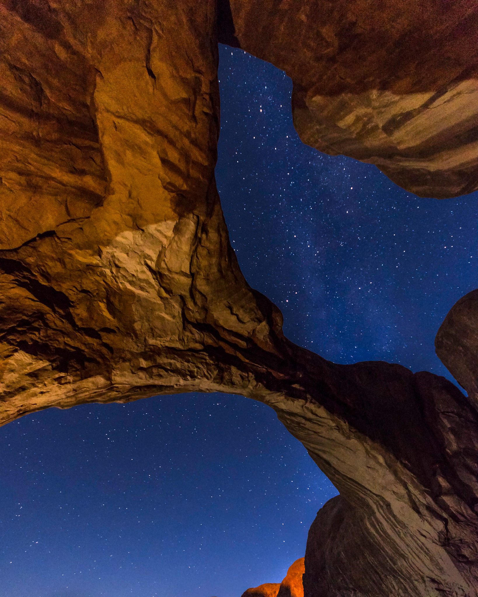 t h e  v i e w  f r o m  i n s i d e  11128Arches National ParkUtahNovember 7, 2014PENTAX K-3, Sigma 10-20mm f/4-5.6 EX DCISO 1000 10 mm  25.0 sec at ƒ / 4.5