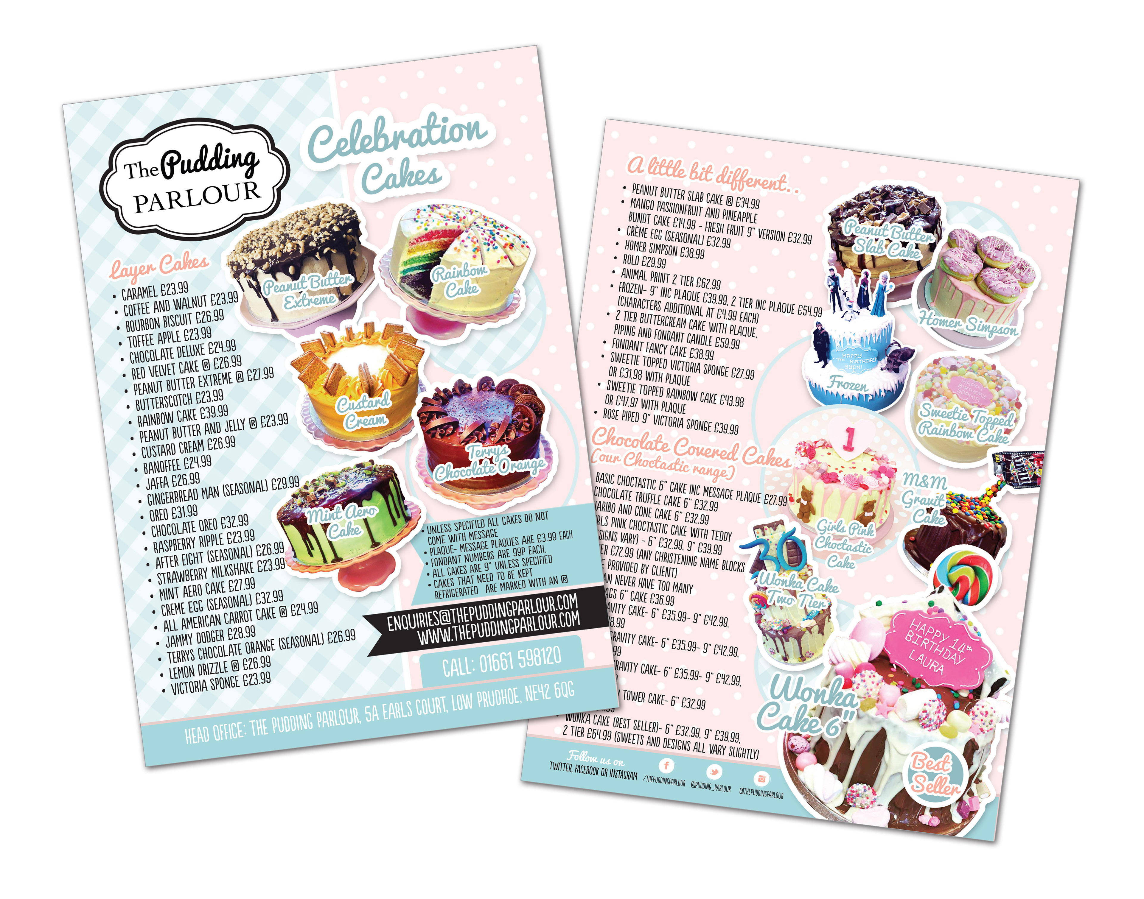 Trade Brochure for The Pudding Parlour
