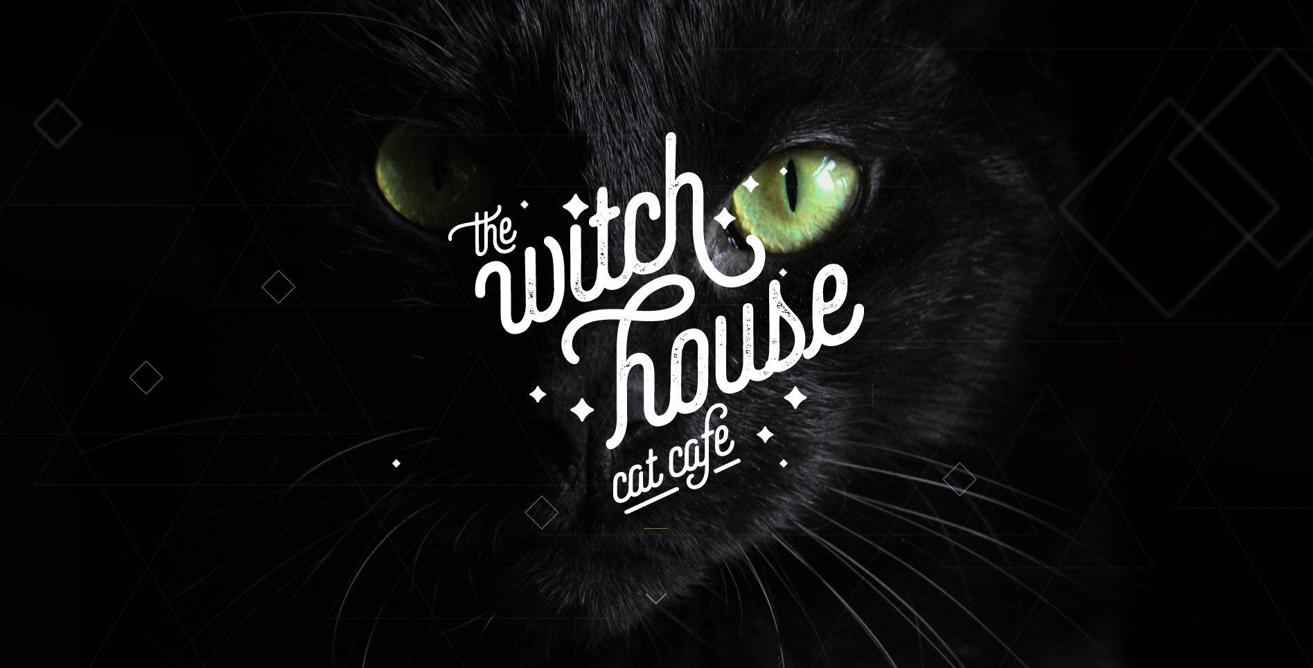 Full branding package for The Witch House Cat Cafe: witchhouse.cafe