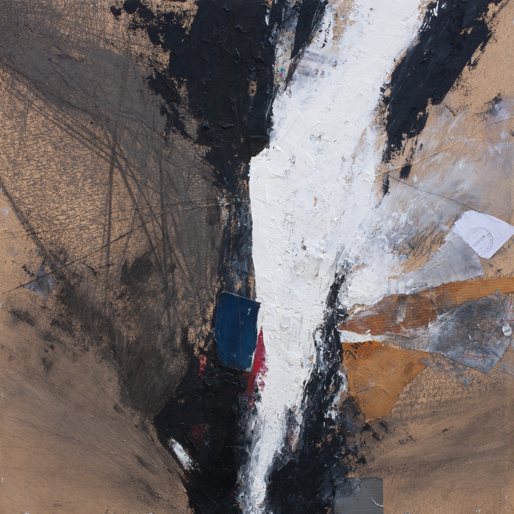 Last night / February 2018 / Mixed media on board / 50x50cm