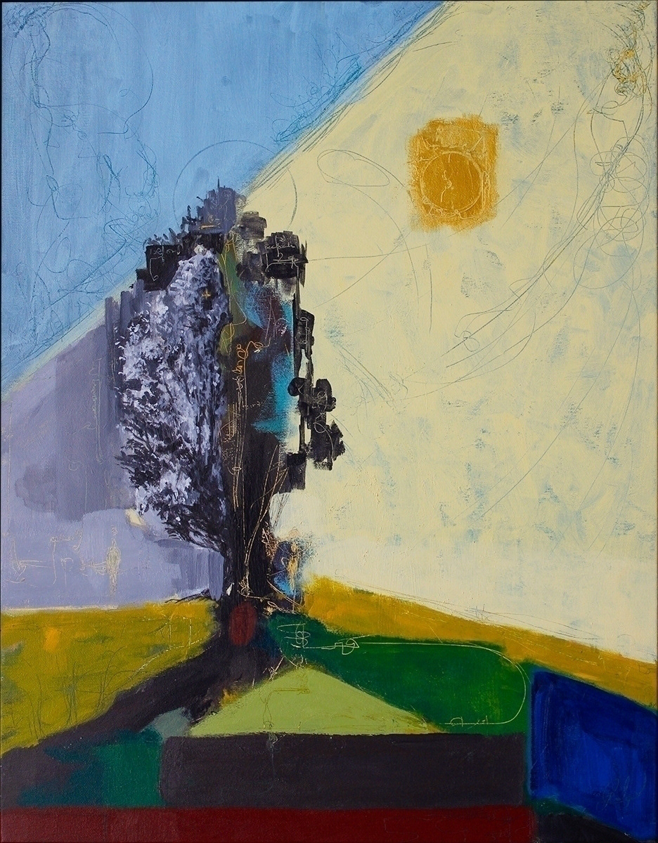 Árbol, acrílico sobre lienzo, 65 x 50 cm, 450 €