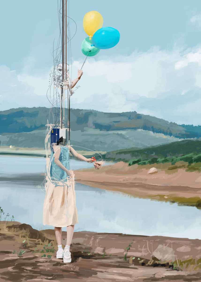 Sin título, 2019. Pintura digital