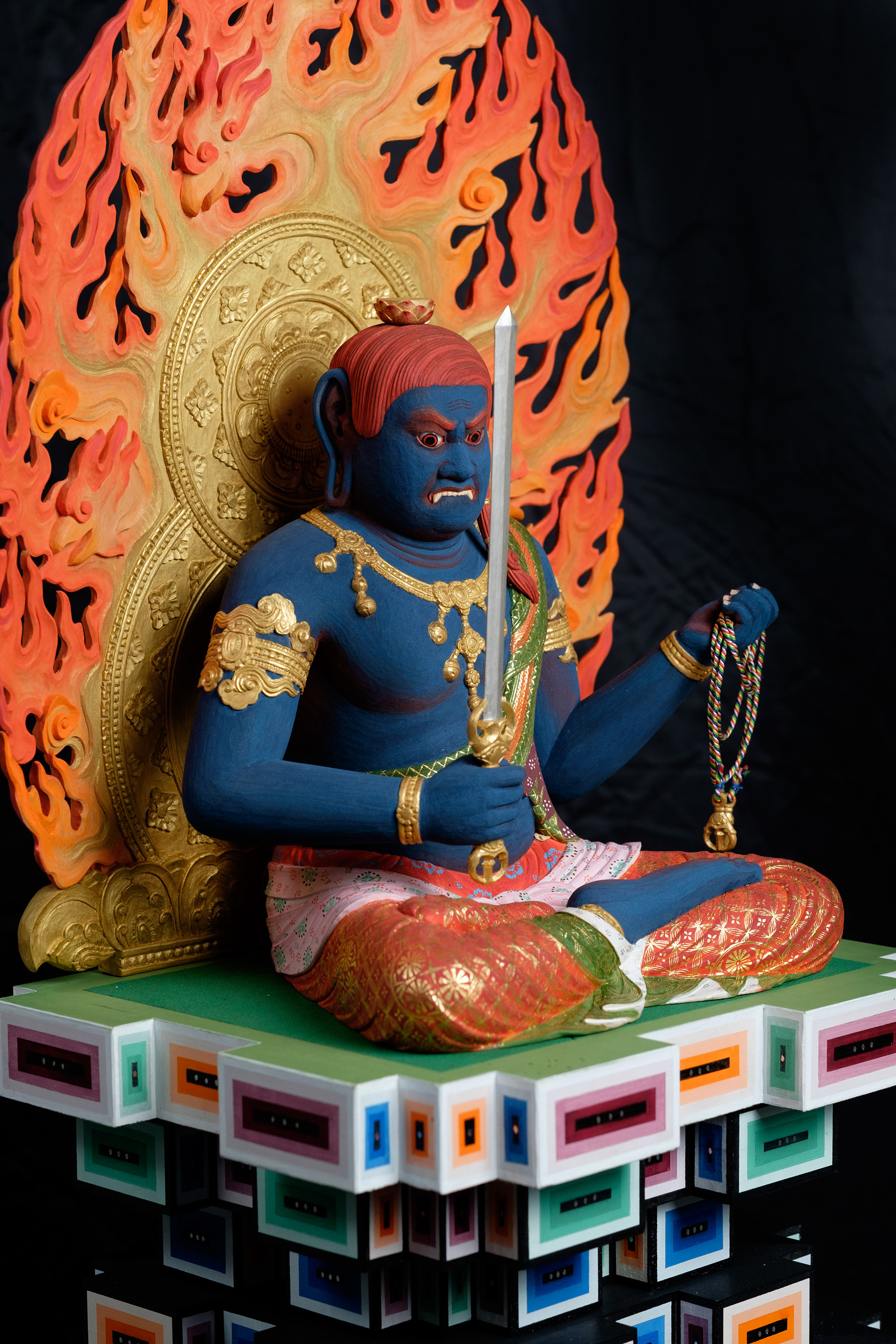 Yasumasa The Sculptor Of Buddhist Statues Colored Buddha Statues 彩色像