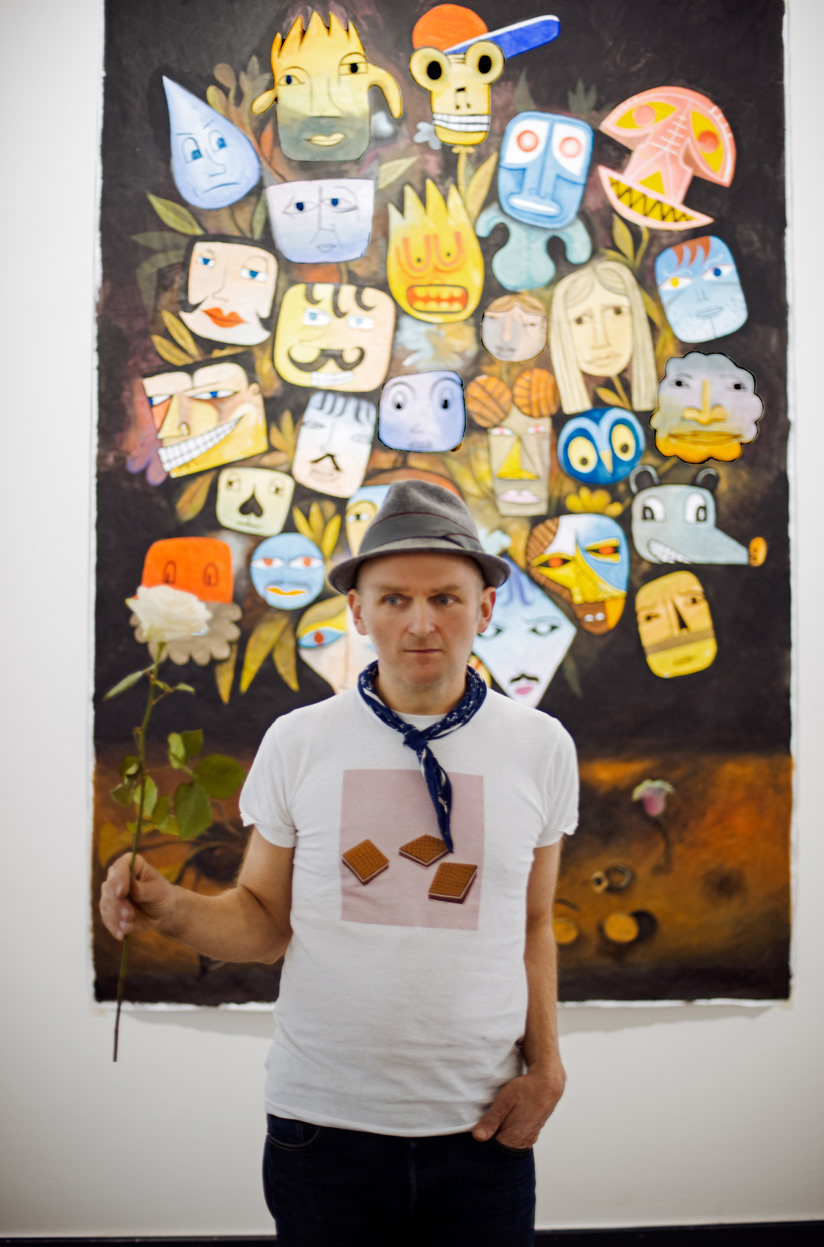 Porträt Jim Avignon Popart Künstler Maler Musiker