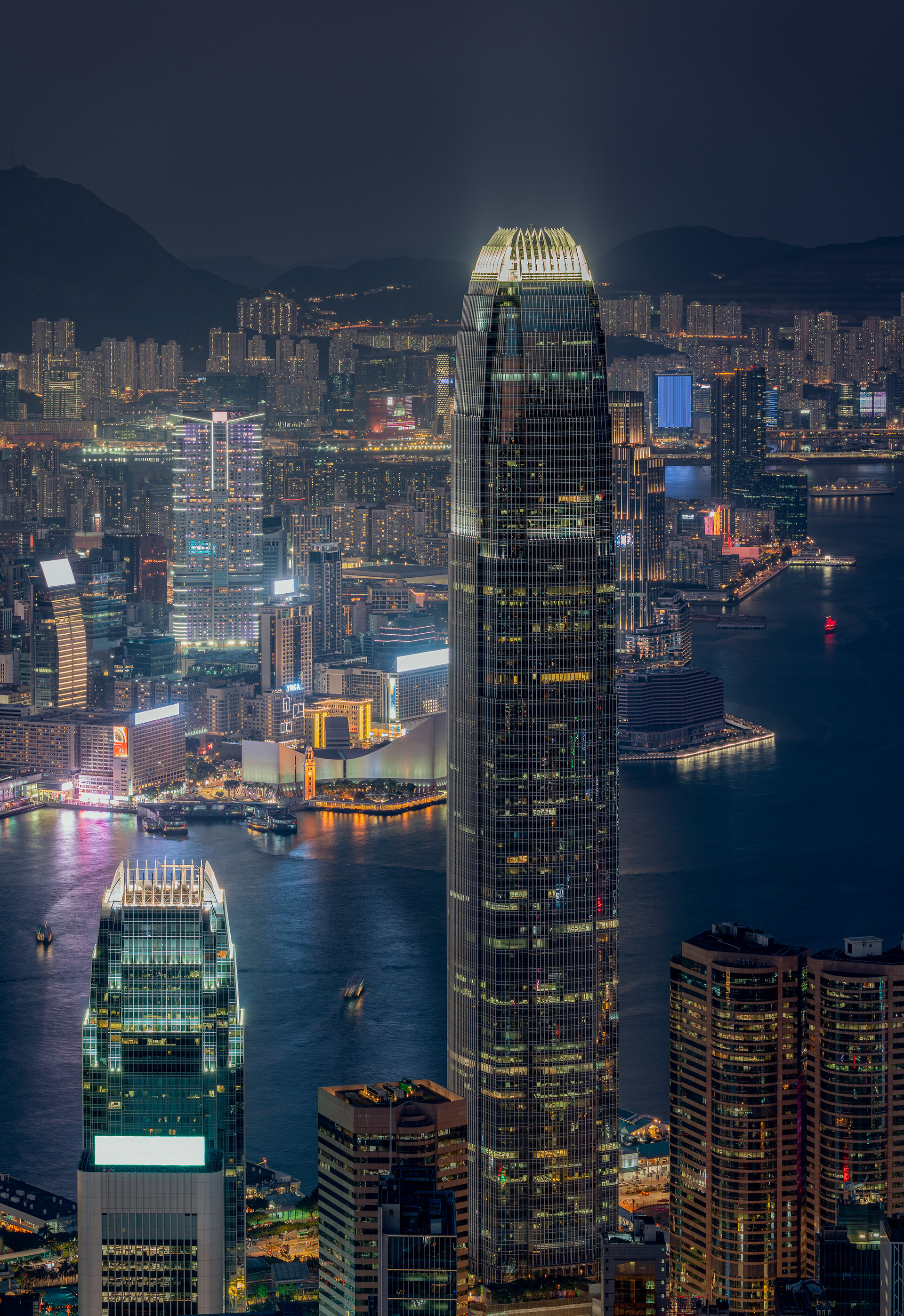 IFC at Night, Hong Kong