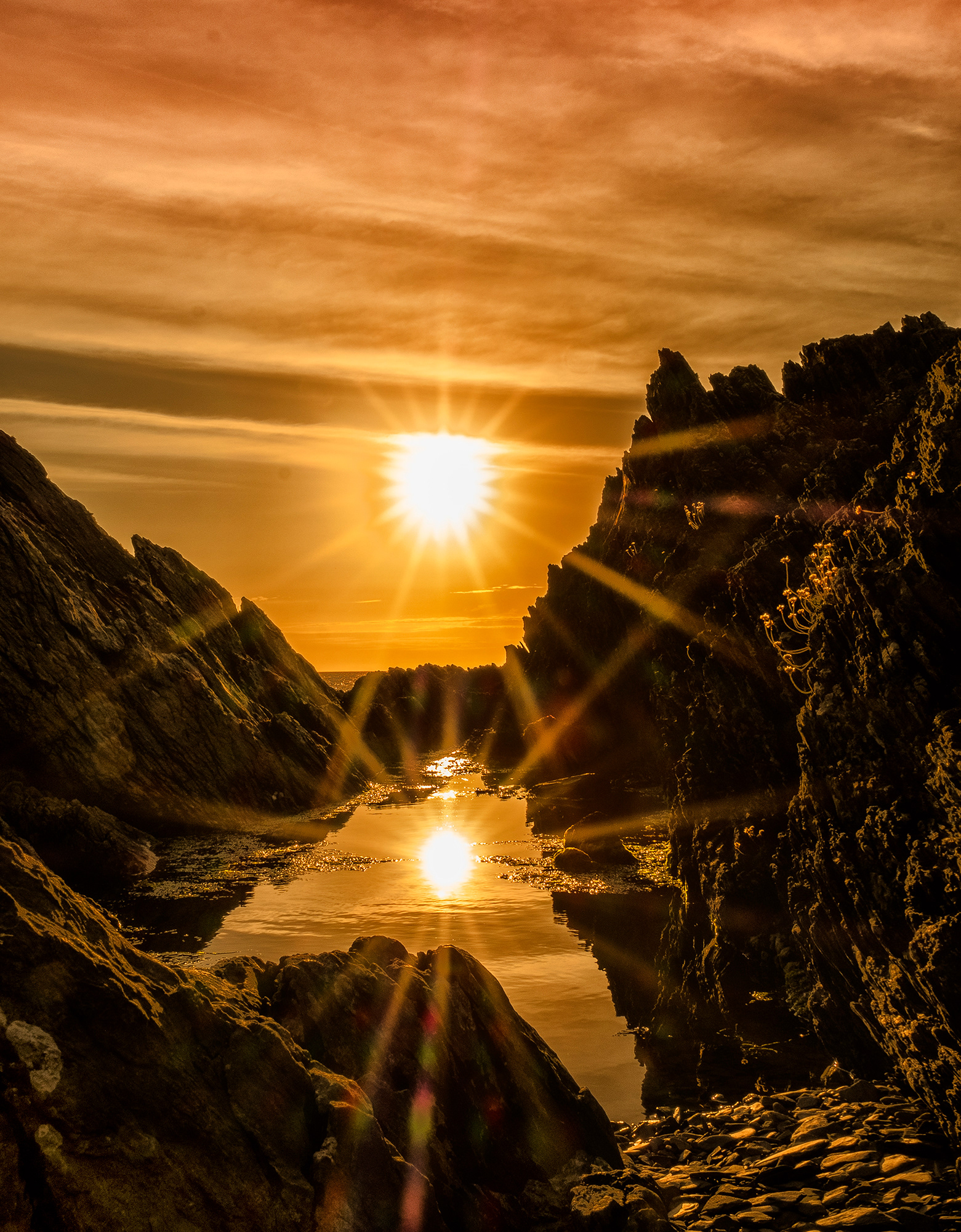 Sunrise at Langness