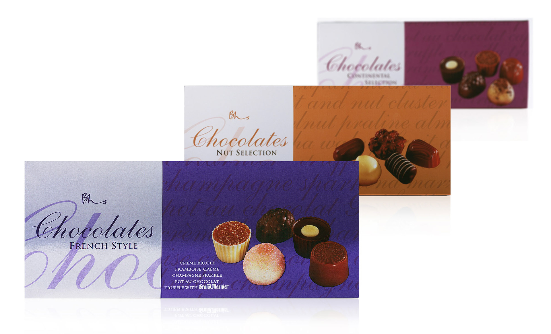 Chocolates from around the world packaging