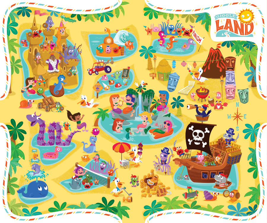 "Dazzle" Activity Board; Illustration and Design; © Hallmark Cards, Inc.