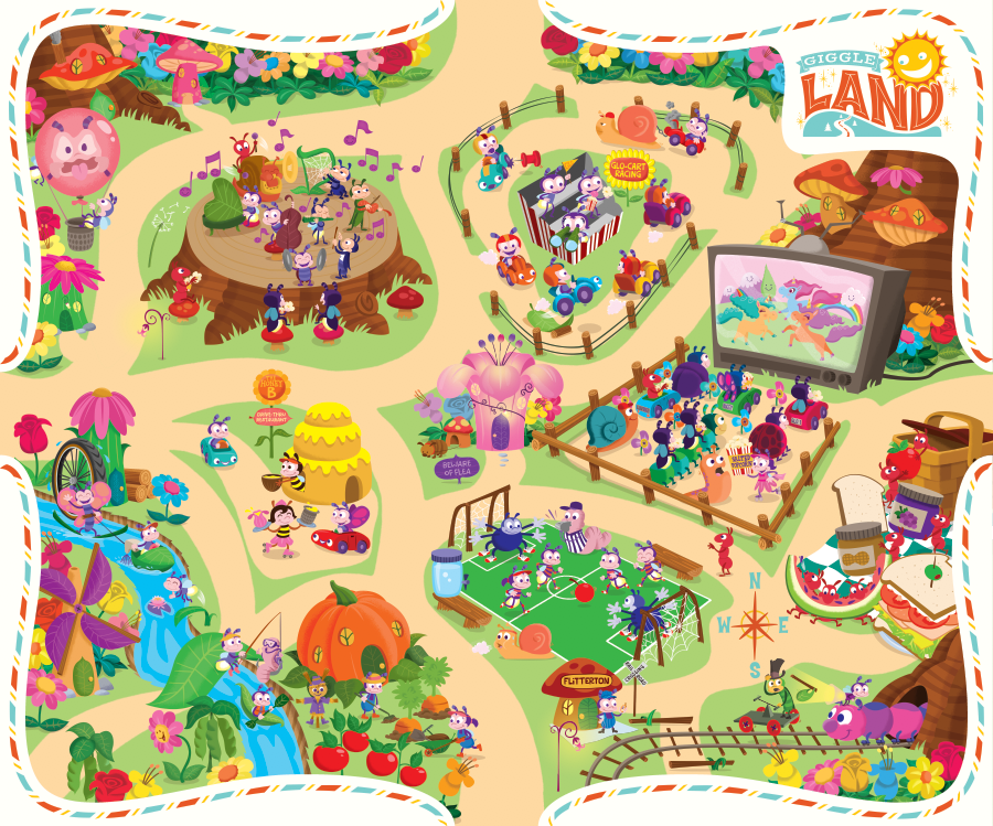 "Dazzle" Activity Board; Illustration and Design; © Hallmark Cards, Inc.