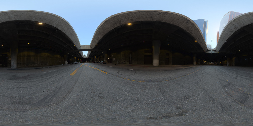 360 HDRI with backplates grand lower sunny