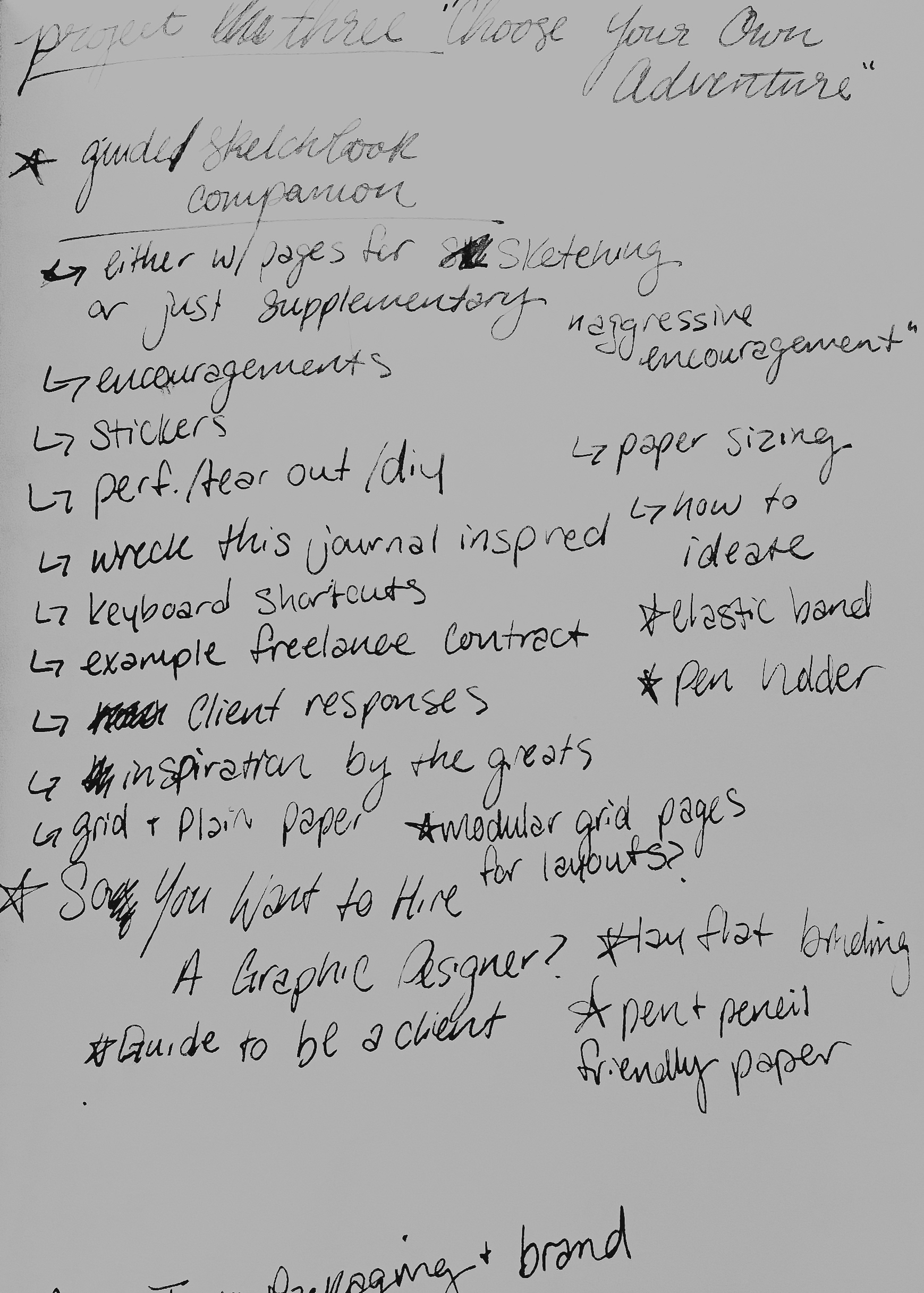 Initial ideation