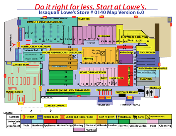 kevin sundquist - Lowe's Store Map