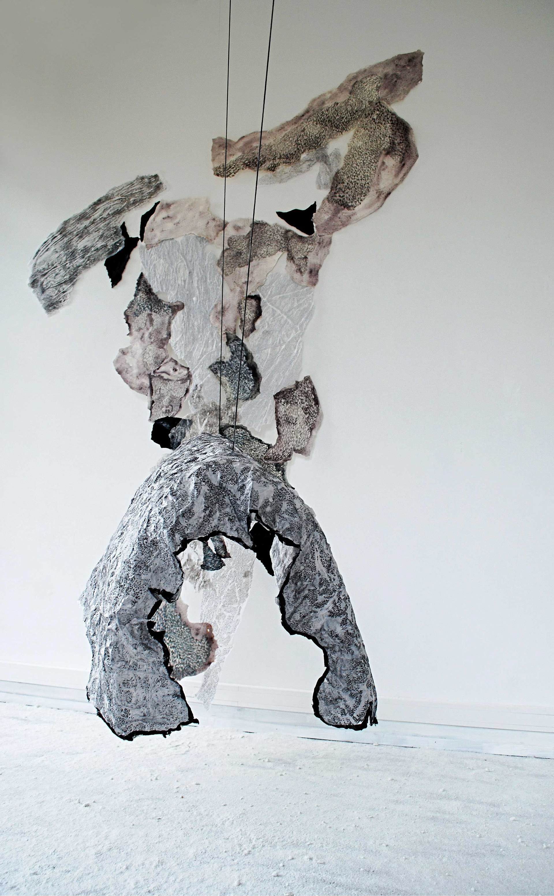 "Wings for walking" work in progress about time and transformation