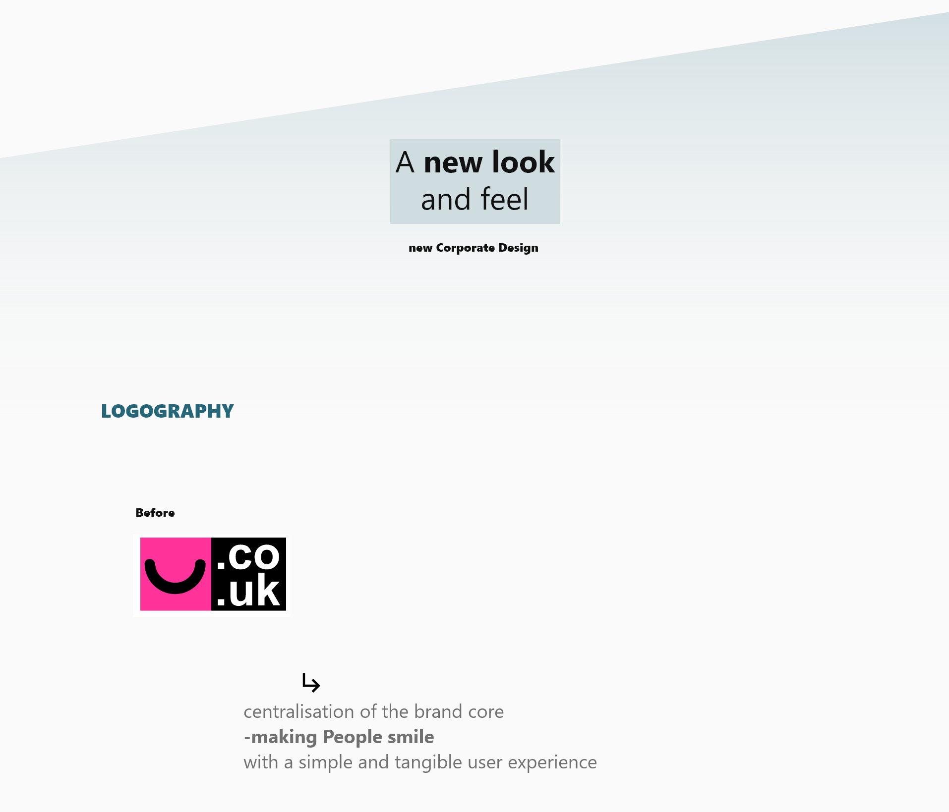 A new Look and Feel - Presentation of the new corporate Design