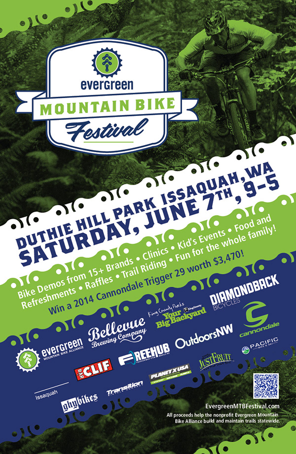 Emily Thompson Evergreen Mountain Bike Alliance Posters