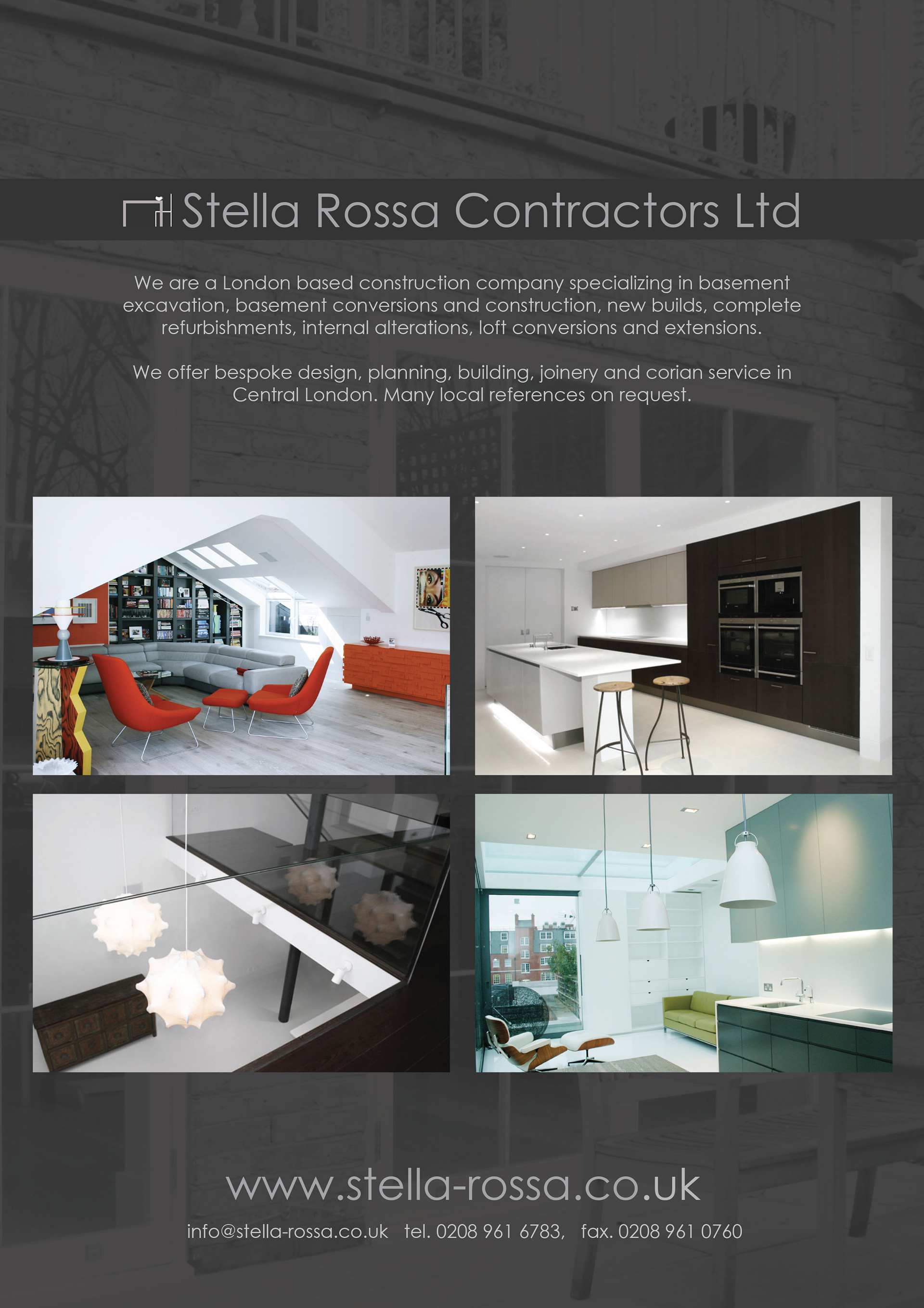 Brochure, leaflet and presentation design