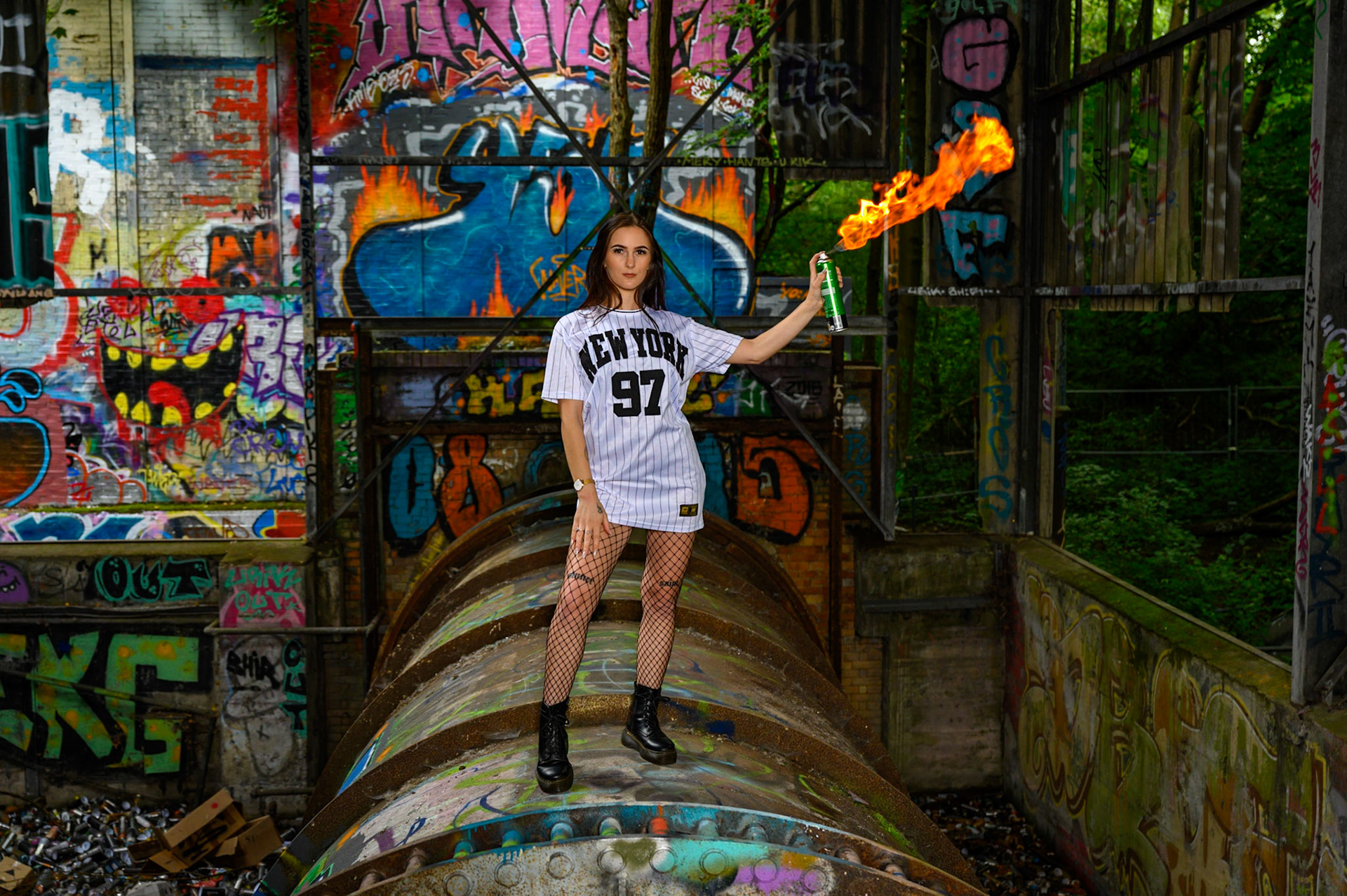 Lostplace-Shooting mit Melissa