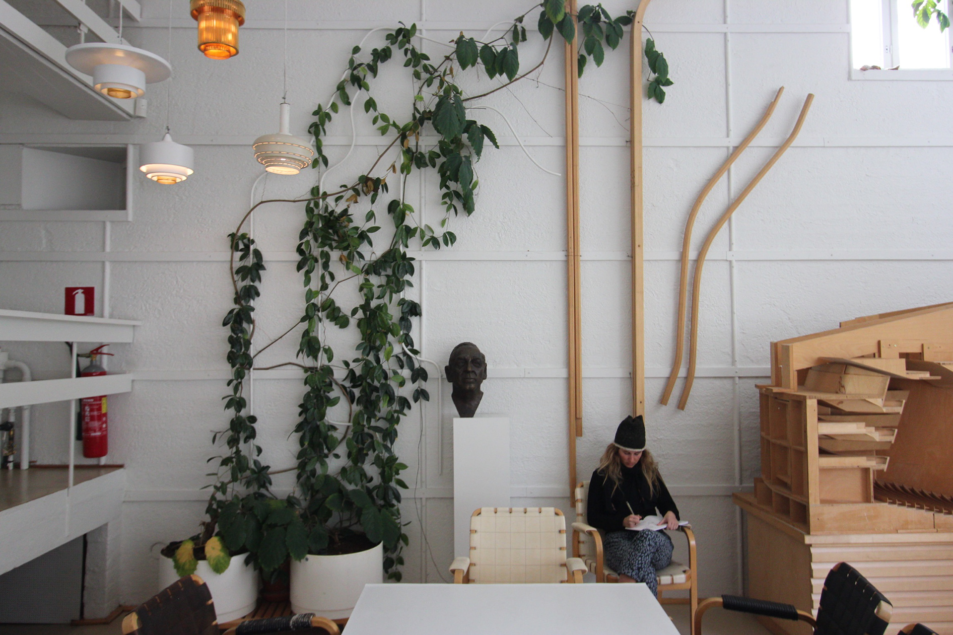 I visited Alvar Aalto's studio in Finland. His refined curves are my biggest design inspiration.