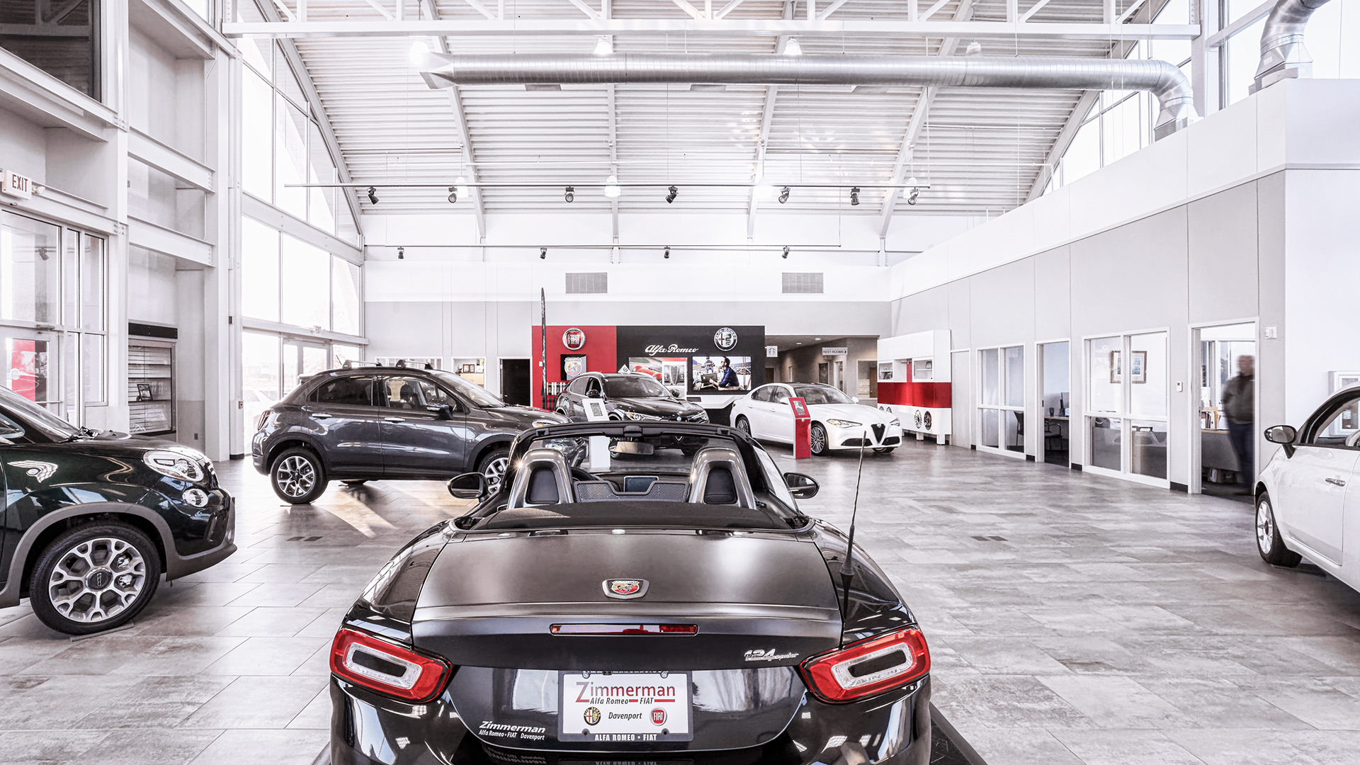 architectural photography, Quad Cities, Iowa, Fiat Alfa Romeo dealership