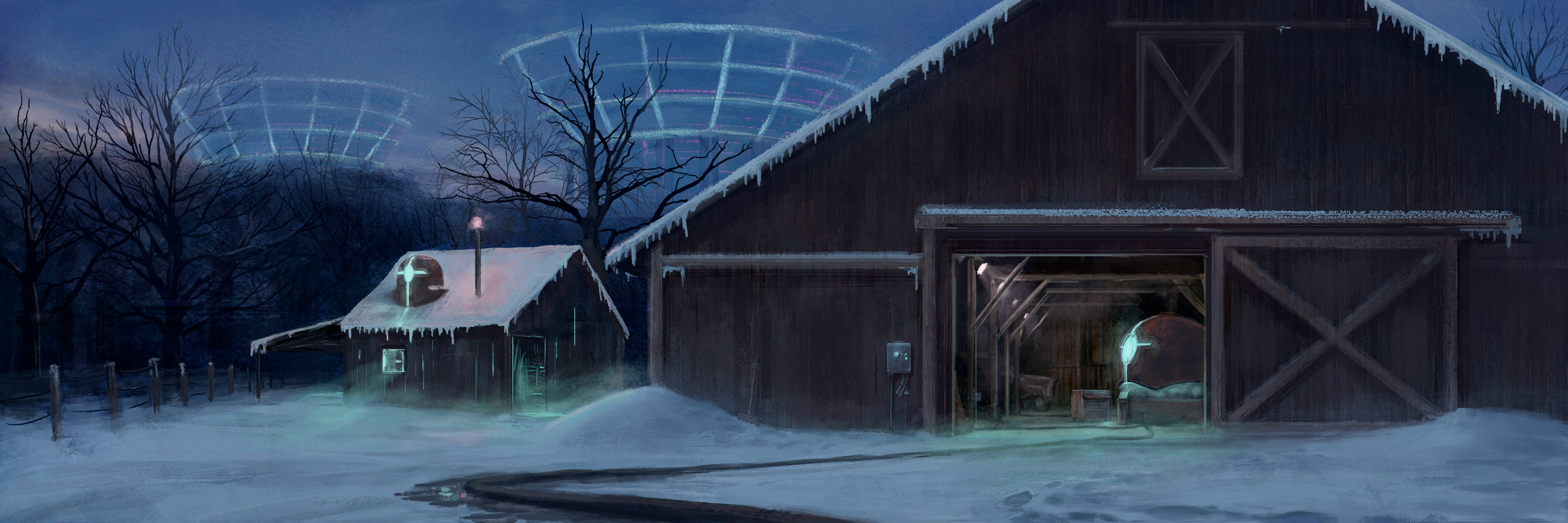 Frozen Sci-Fi Barn