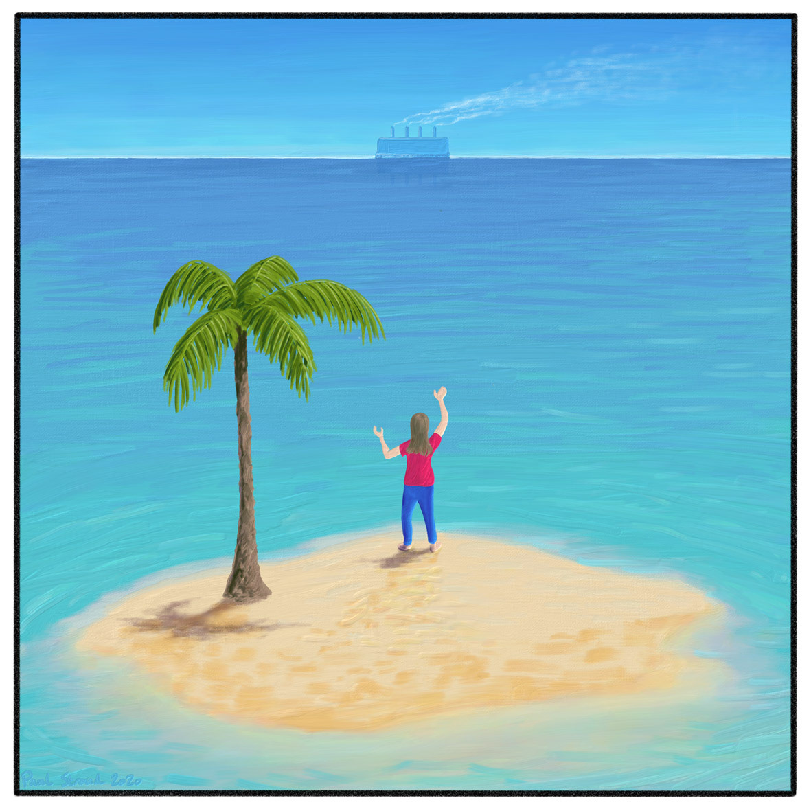 'Lockdown Birthday' - Adobe Fresco