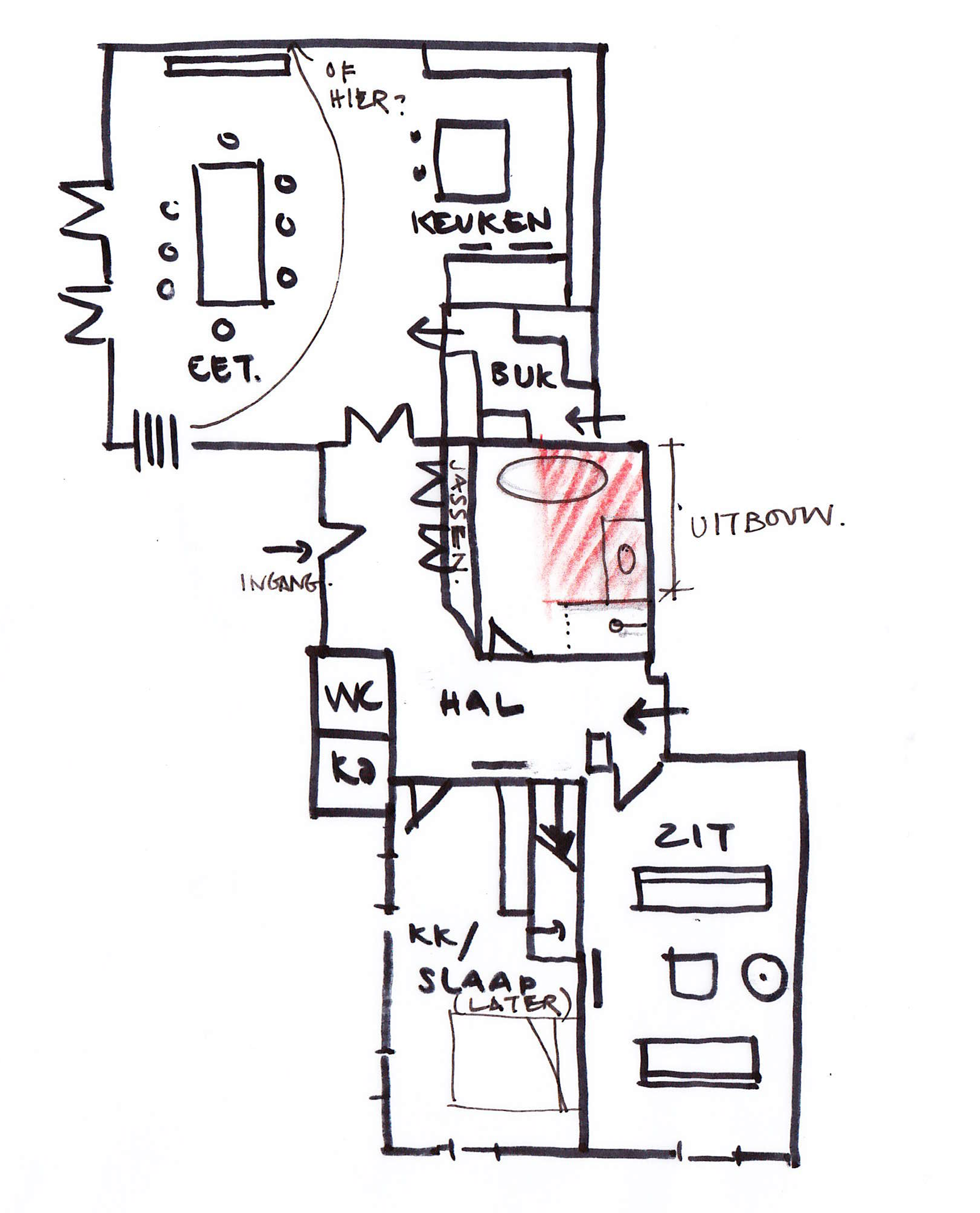 Option 2 ground floor plan