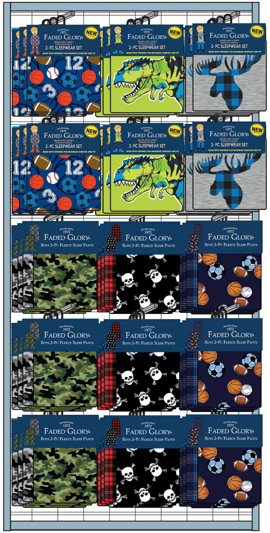 Boys Folded Endcap