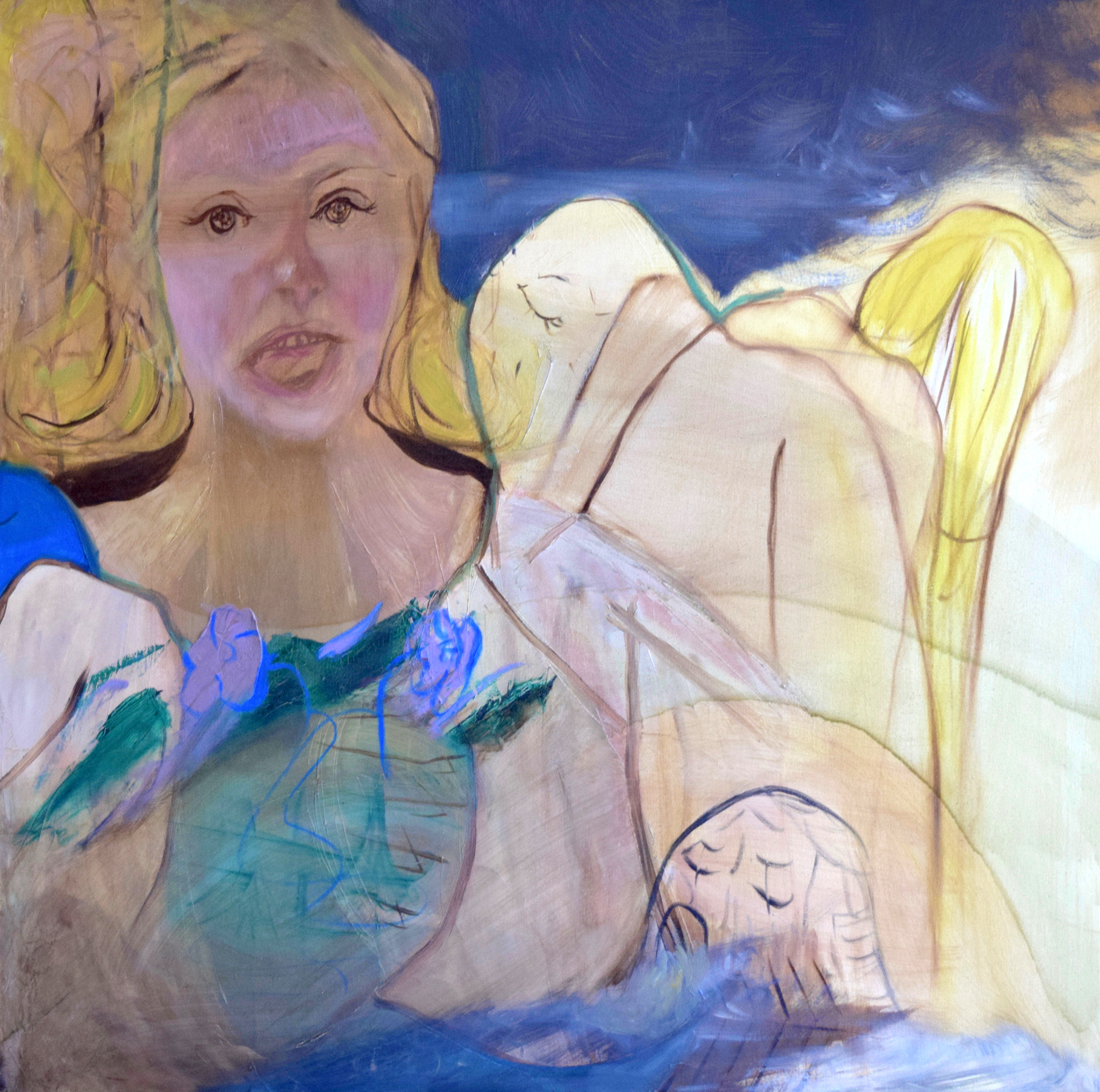 Becoming. 2006. Oil on canvas, 30 x 25"