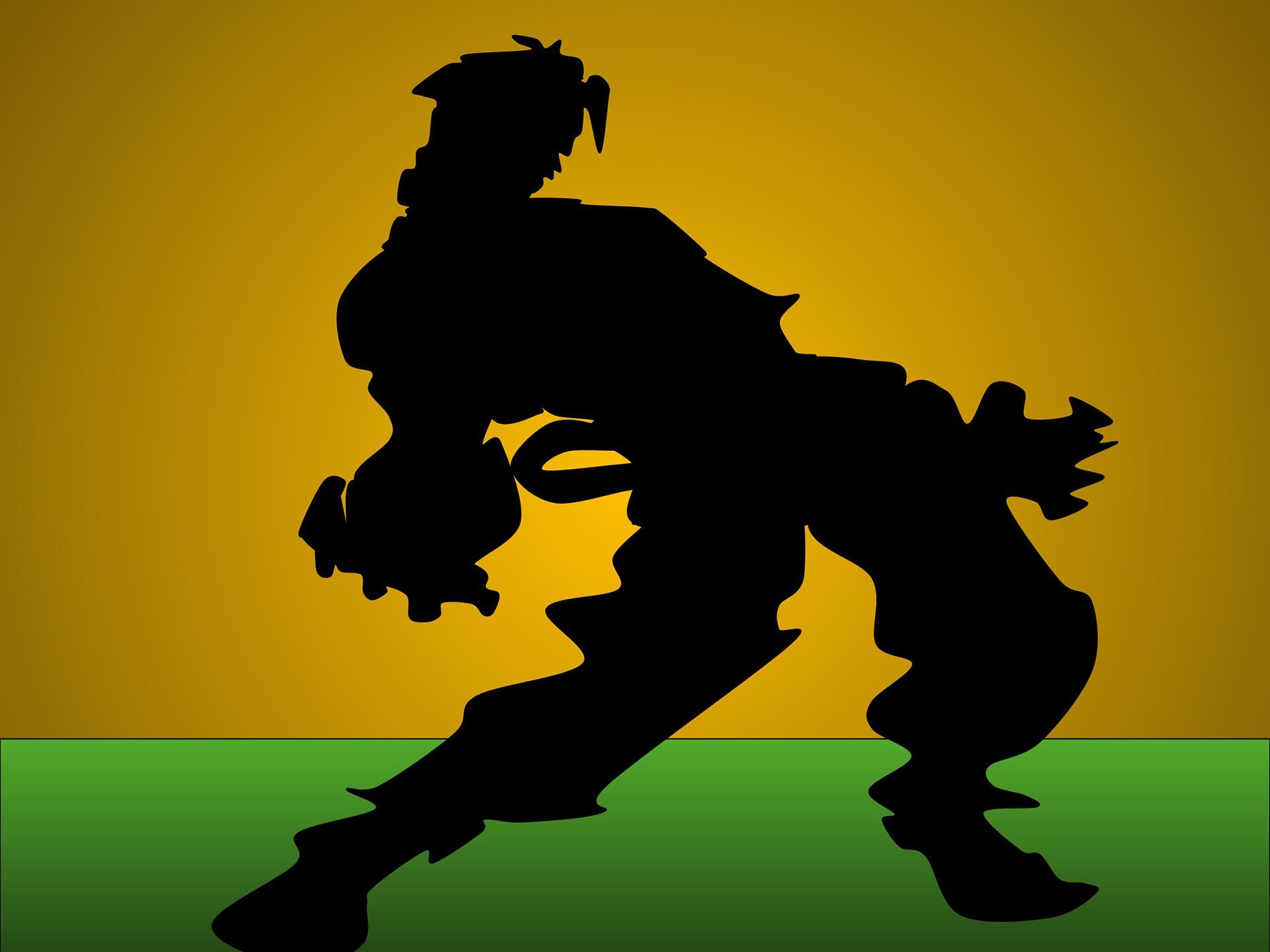 ACTION SILHOUETTE, Digital Design. Grade 5