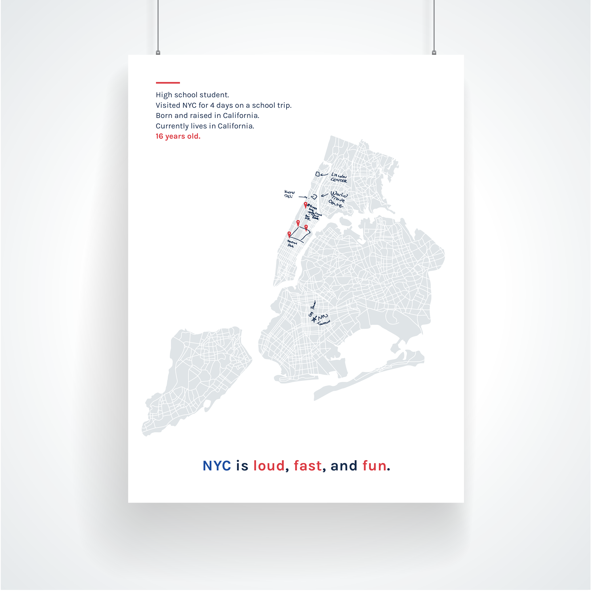 NYC is loud, fast, and fun.