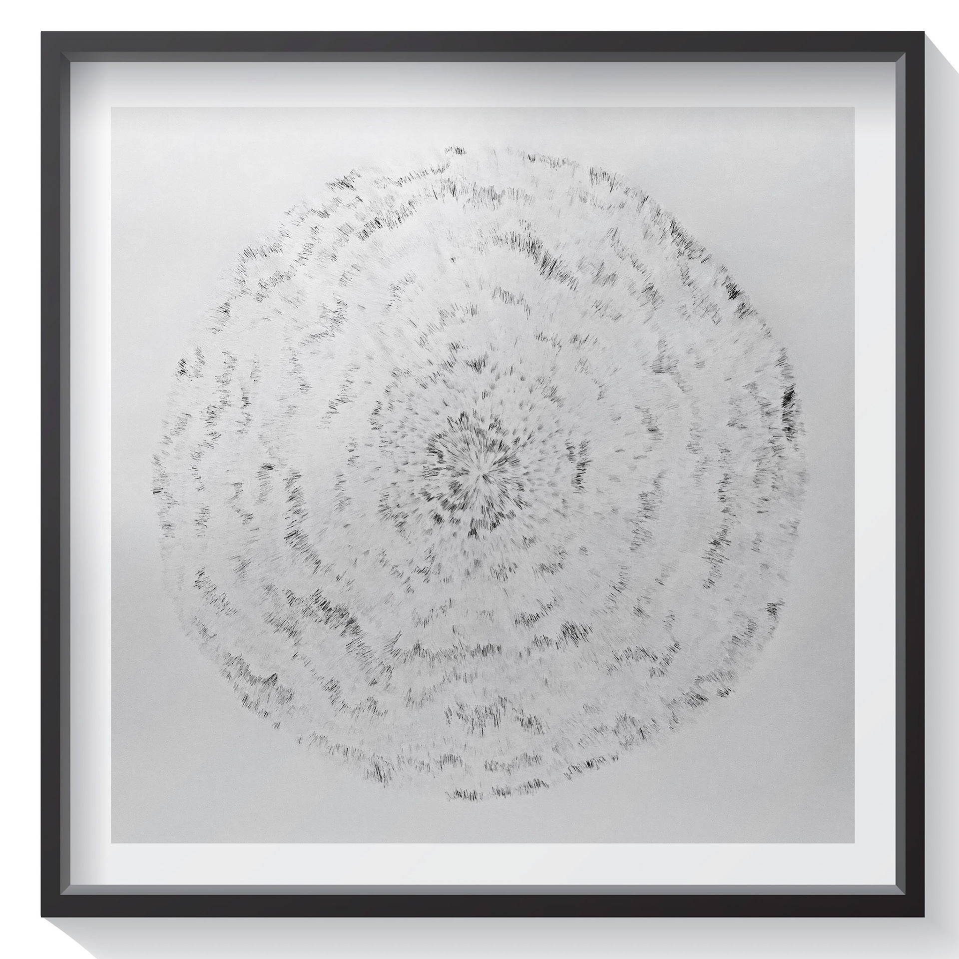 Fin de course, 90x90 cm, stylo bille sur papier, 2020