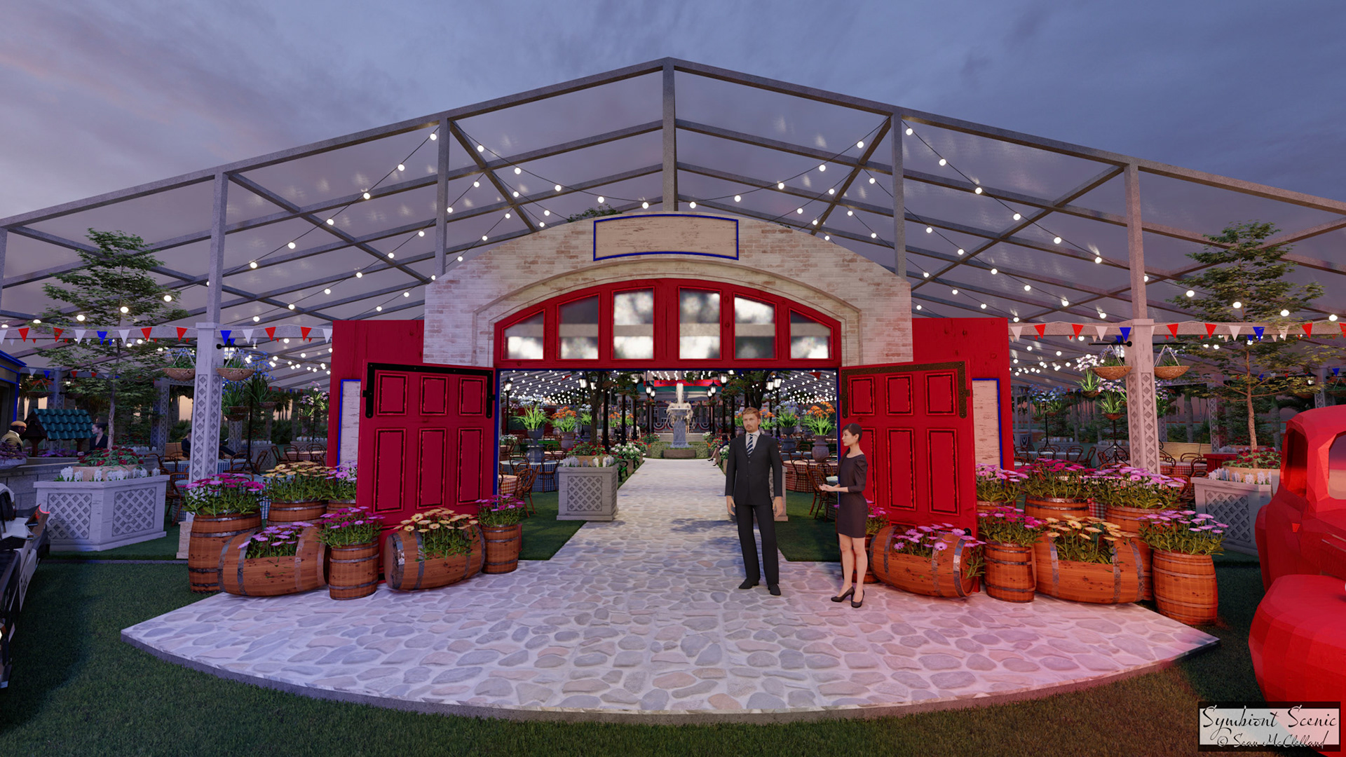 Palm Beach Policemen's & Firefighter's Ball 2021 Entrance