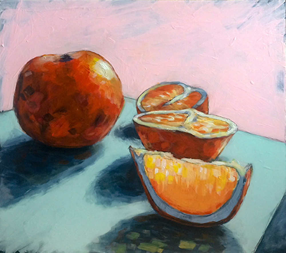 Oranges 2 - 18.5” x 16.5” ($400)