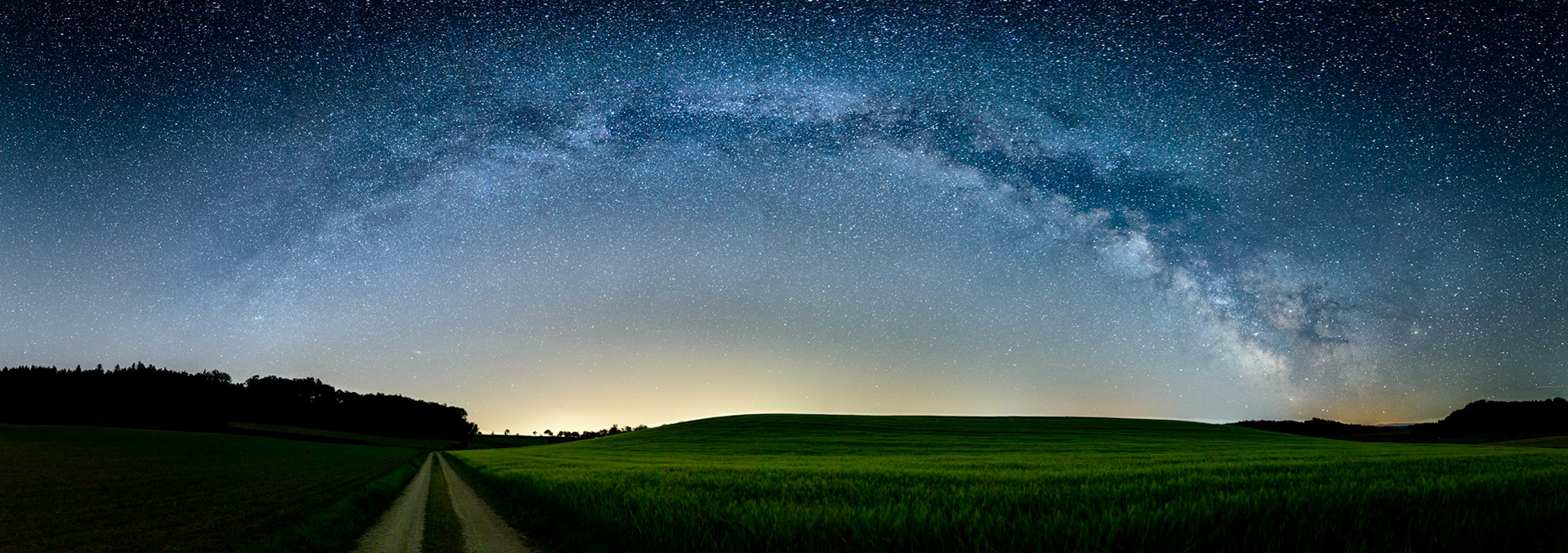Milchstrassenpanorama mal ohne Berge ;)