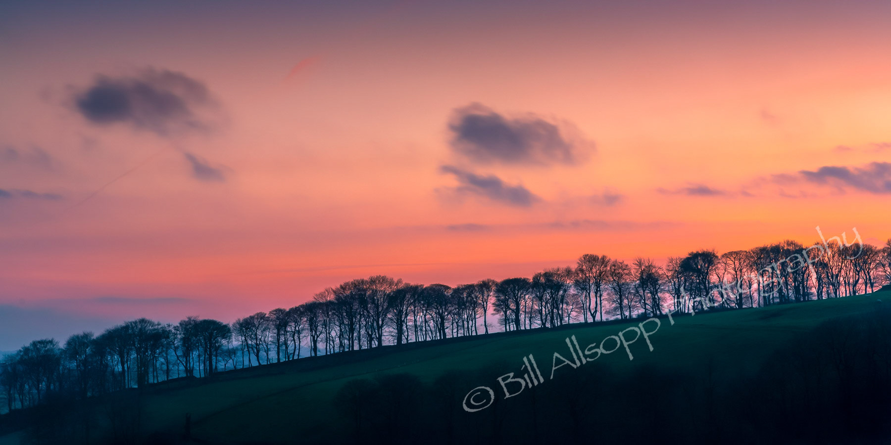 Evening in the Peak District.