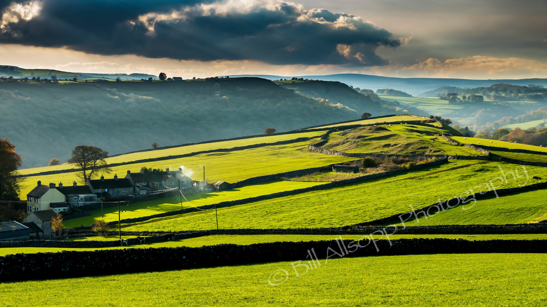 Derbyshire Peak District cottages near Cressbrook.
