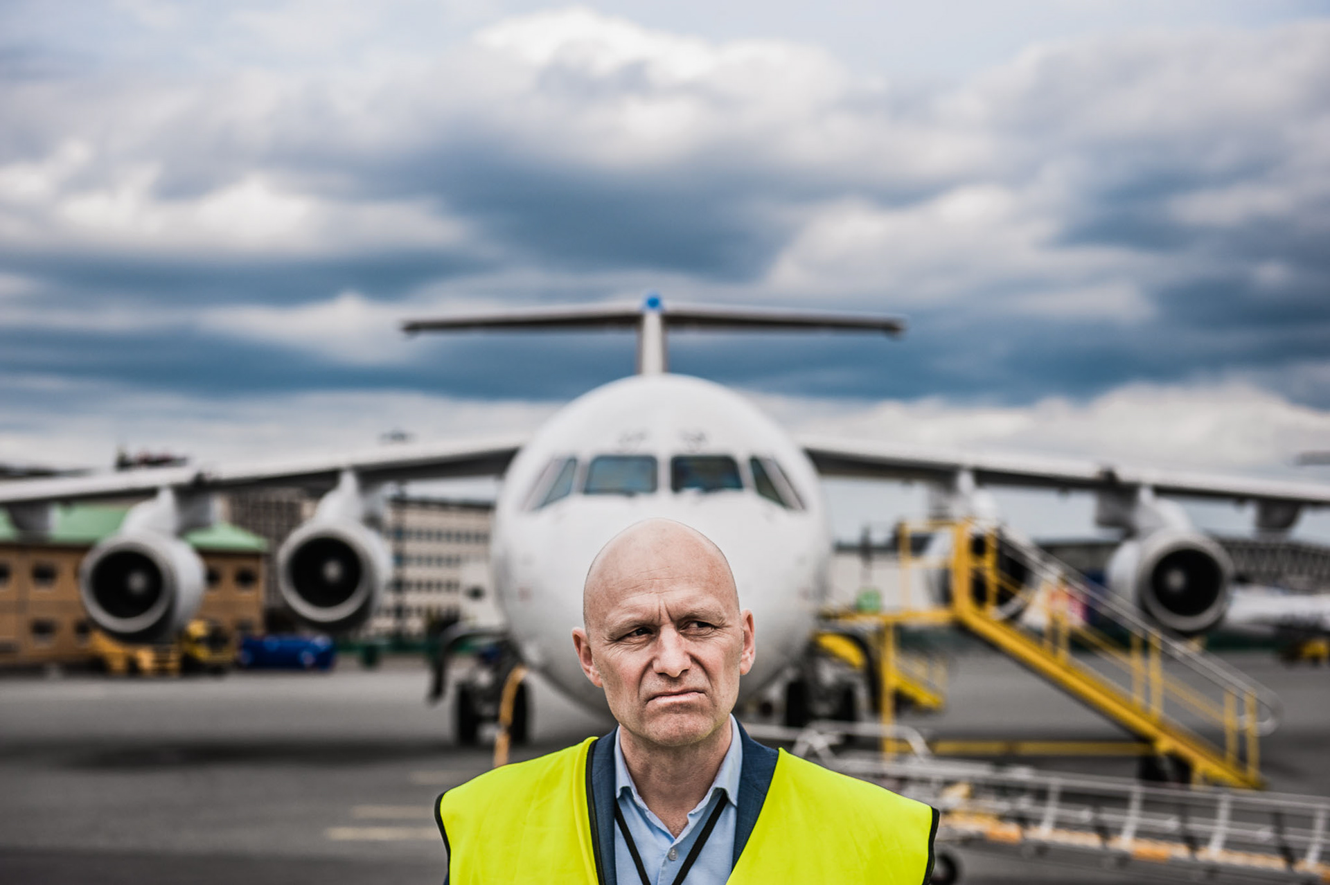 Peder Grunditz, CEO for the Bromma Airport.