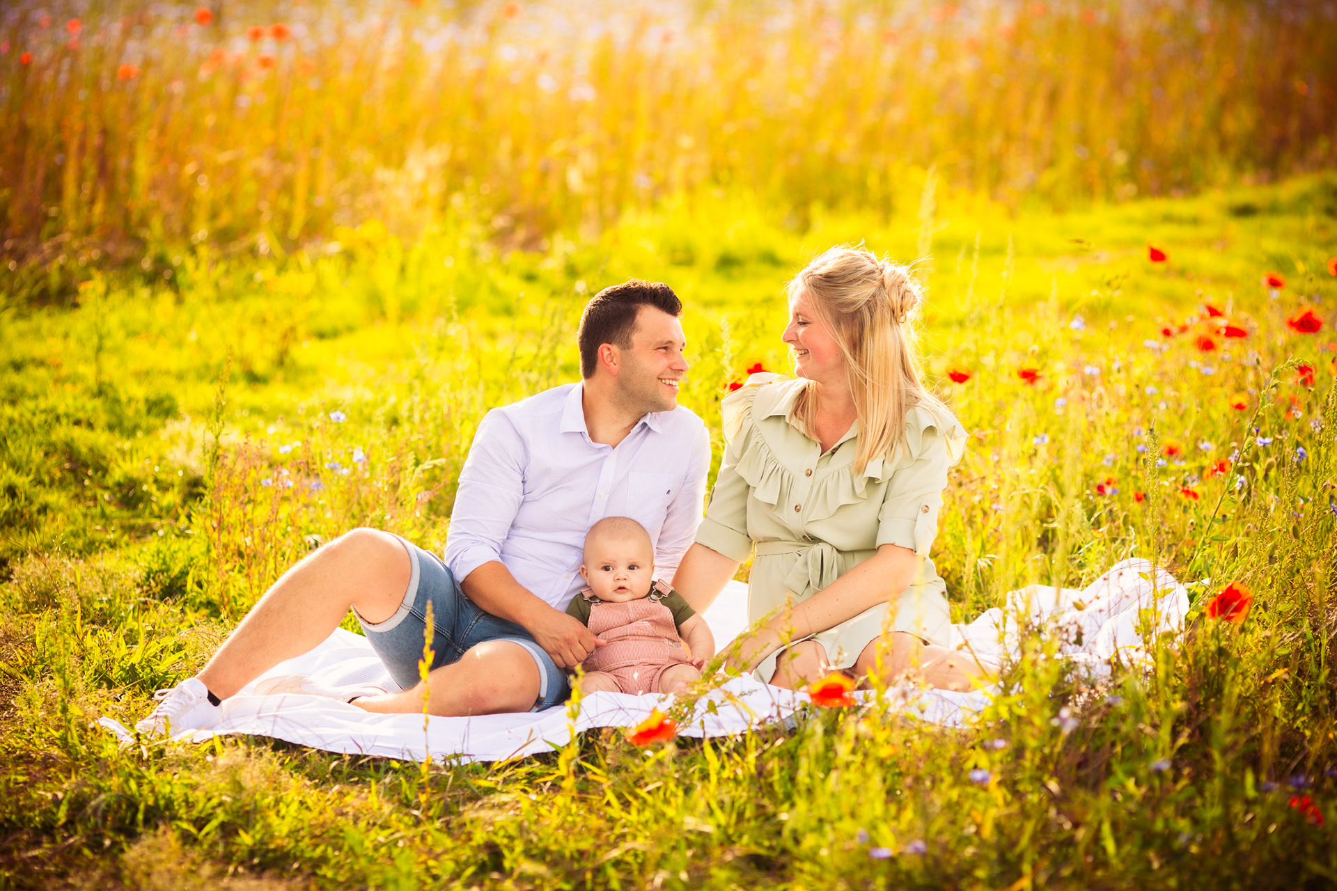 Een gezinshoot naar aanleiding van de newborn.