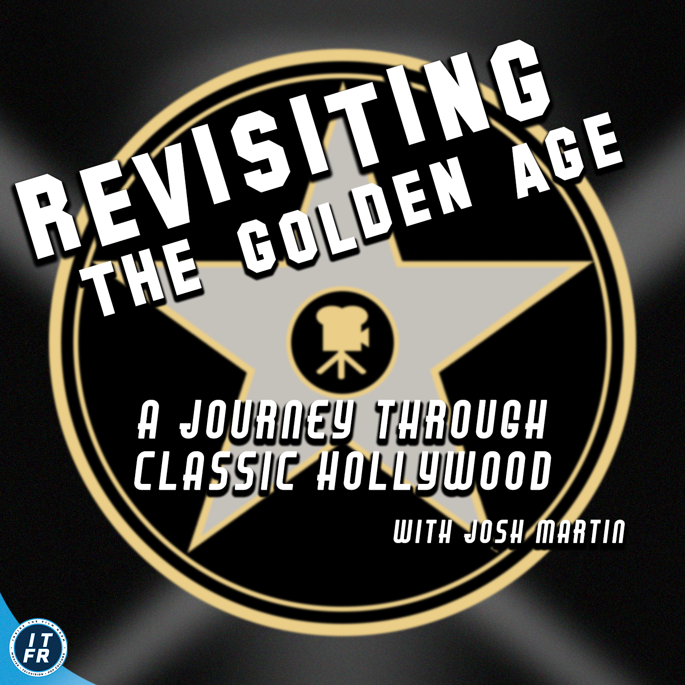 Logo for a spinoff podcast focusing on Old Hollywood.
